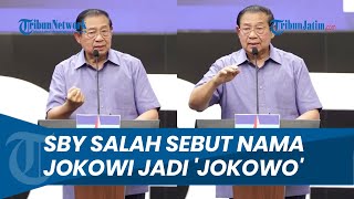 Momen SBY Langsung Ralat saat Salah Sebut Nama Jokowi Jadi 'Jokowo' di Pidato HUT Partai Demokrat