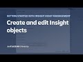 Create and edit objects in Insight Asset Management for Jira