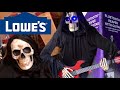 Lowes halloween 2023 animated bluetooth band reaper! set up + demo