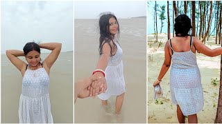 মন্দারমনির মোহনা কেমন দেখতে?।। Mandarmani sea beach tour || Romantic vlog #digha