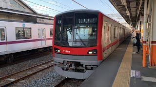 東武スカイツリーライン春日部駅発車シーン