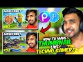 😍Make Thumbnail Like TECHNO GAMERZ (Secret Revel😱)