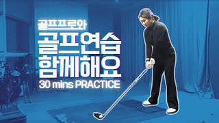 프로와 함께하는 30분 골프연습 🏌🏻‍♀️