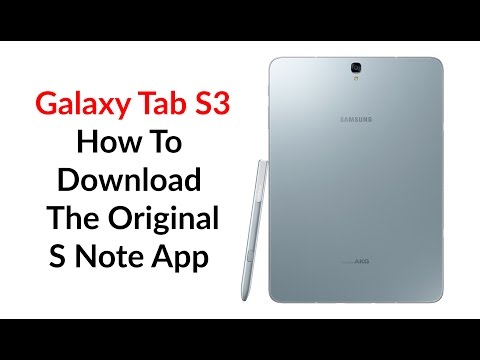 Galaxy Tab S3 How To Download S Note App Galaxy Tab S3 How To Download S Note App