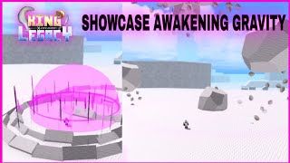 Awakening Boss (Raid Boss) Unlock All Gravity Awakening Skill + Showcase In King Legacy