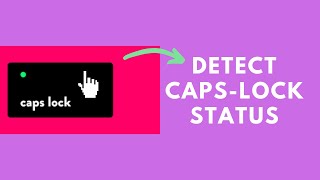 Ep 5: Detect if caps-lock is on || 9 useful code snippets for everyday JavaScript development.