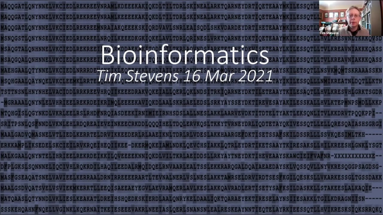 Bioinformatics Tim Stevens Youtube