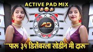 पारू 31 डिसेंबर ला सोडीन दारू | Paru 31 Disembar La Sodin Daru | Active Pad Mix | Dj Dipak AD