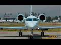 VAN NUYS AIRPORT PRIVATE JETS | Plane landing and takeoff video