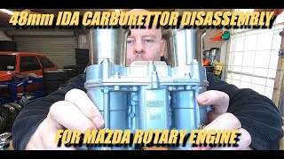 48mm IDA Carburettor Disassembly - FOR ROTARY ENGINE - Check Description for Index