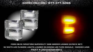 Ford 08-16 F250/F350/F450/F550 Superduty Turn Signals - Clear Lens