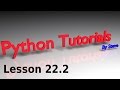 Python Tutorial v3.2.5 Lesson 22.2 - Boolean String Methods