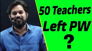 50 Teachere Left PW 🥺 | Pankaj Sir Reply To Tarun Sir MD Sir | Strong Reply For All | PhysicsWallah