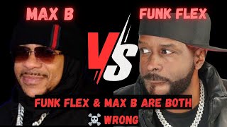 🛑 MAX B UNDER 🔥FOR PERFORMING JIM JONES DISS RECORD?! 😡 FUNK FLEX & MAX B ARE BOTH ☠️ WRONG!