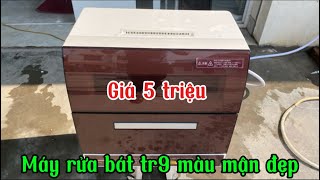 MÁY RỬA BÁT tr9 MÀU MẬN GIÁ 5 TRIỆU zalo 0389786807 0932703398