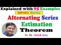 Error Bound of Alternating Series Estimation Theorem with Examples