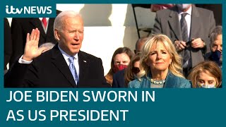 Inauguration Day: Joe Biden sworn in as US President | ITV News