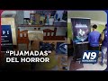 “PIJAMADAS” DEL HORROR - NOTICIERO 9