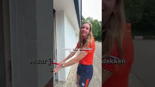 Femke Bol hurdles trainer 😄 Clinic Day • Funny moments 😂😅