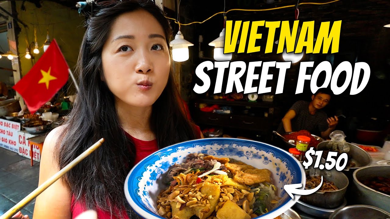 π»π³ Ultimate VIETNAM STREET FOOD Tour in Hanoi (Cheap and Delicious!)