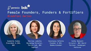 Female Founders, Funders \u0026 Fortifiers Breakfast Series