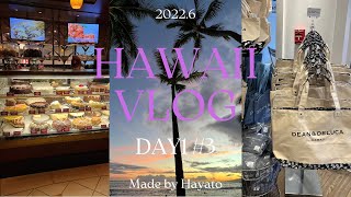 【ハワイVLOG】2022.6 Hawaii trip DAY1 ③  チーズケーキファクトリー/DEAN\u0026DELUCA/ABCストア