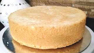 How to make perfect 1kg vanilla sponge cake with tips ||perfect Sponge cake