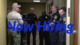 The City of Anderson Police Detention Center is now hiring!