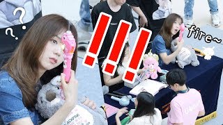 지수의 귀여운 비눗방울 실수 cute Jisoo, Bubble Mistake : fancam : 블랙핑크 BLACKPINK fansign 팬사인회 영등포 190630