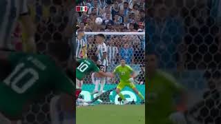 Argentina vs Mexico. Goal Save by Emiliano Martinez. Fifa world cup 22