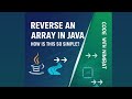 Reverse an Array in Java | 2 Pointer Technique | DSA for Beginners | Interview preparation 