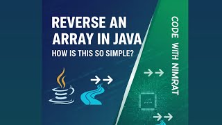 Reverse an Array in Java | 2 Pointer Technique | DSA for Beginners | Interview preparation