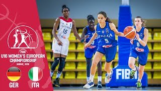 Germany v Italy - Full Game - FIBA U16 Women's European Championship 2019