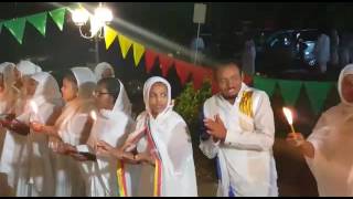 Ethiopian ortodox wedding  የዲ/ን ብርክና የወ/ት ፍቅር የጋብቻ ስነ ስርዓት መዝሙር