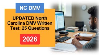 UPDATED 2026 North Carolina DMV Written Test: 25 Questions & Answers