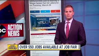 JobNewsUSA.com is hosting a Mega Career Fair in Lakeland on Tuesday, March 20