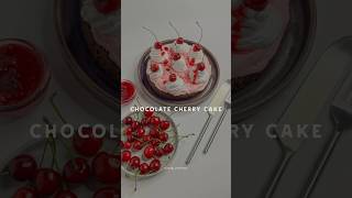 Chocolate cherry cake #cake #cakes