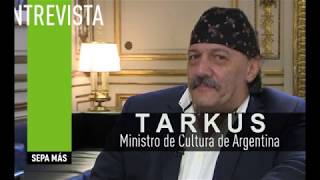 Ministro de Cultura de la Republica Argentina, profesor Tarkus