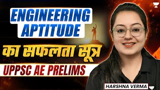 Engineering Aptitude for UPPSC AE | Safalta Sutra Batch Announced | UPPSC AE Prelims | Harshna Verma