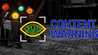 Content Warning! #1 W/ Friends! {4 Idiots in a Dark Youtuber Simulator!}