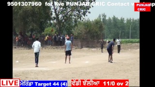 Cricket Tournament Village Mahlan Jhallian (Ropar) punjab cric live