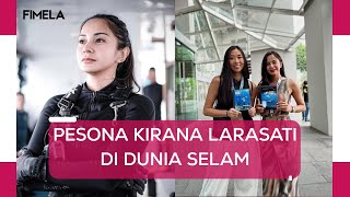 Bikin Pangling, 6 Potret Memikat Kirana Larasati Jadi Pembicara di Asia Dive Expo