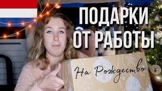 Распаковка рождественского подарка от работы. Что дарят в Нидерландах?