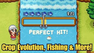 Crop Evolution, Cutscene System, UI Redesign, and Fishing!🌱 | Devlog #7