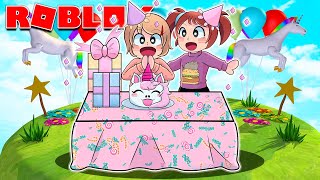 Molly's Birthday At Magical Party Island | Roblox!