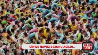 ...Ve Çin'de havuz sezonu açılır