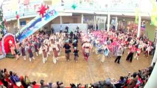 総踊り　1/4　in　ワカバウォークよさこい ２０１３