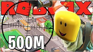500 Meter Furthest Sniper Record In History Roblox Fortni - 500 meter furthest sniper record in history roblox fortnite battle royale island royale