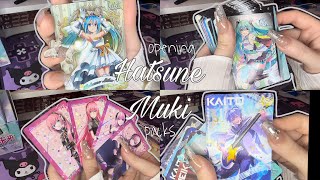 🌸Opening “Hatsune Miku 16th anniversary” booster packs | 90 cards💎