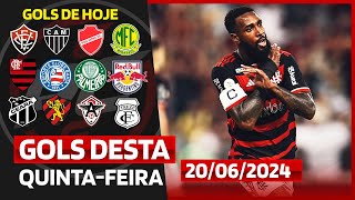 ⚽️ TODOS OS GOLS DESTA QUINTA 20/06/2024 GOLS DE HOJE, GOLS DO DIA, GOLS DA RODADA (COMPLETO)